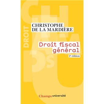 droit fiscal g n ral christophe mardi re PDF